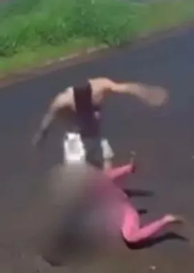 "Não deixe ele me matar": homem é preso após espancar mulher e bebê