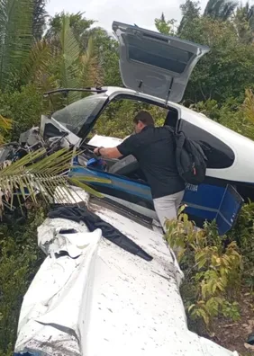 Vídeo: avião com cinco pessoas a bordo cai um minuto após decolar no Maranhão