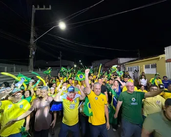 Alfredo Gaspar leva campanha de Flávio Bolsonaro a Colônia Leopoldina