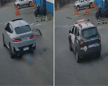 Câmera flagra DJ bêbado arrastando homem atropelado durante fuga da PM