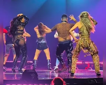 Comunicador alagoano realiza sonho da vida, sobe ao palco e dança com The Pussycat Dolls