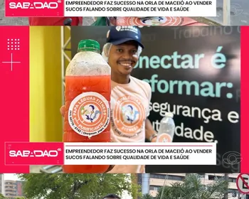 Empreendedor vende sucos naturais em Maceió e transforma história da mãe em missão