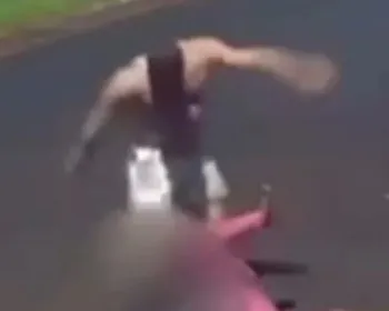 "Não deixe ele me matar": homem é preso após espancar mulher e bebê