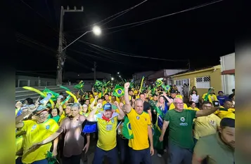 Alfredo Gaspar leva campanha de Flávio Bolsonaro a Colônia Leopoldina