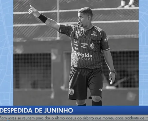 Árbitro de futebol morre em acidente com carro de prestadora da Equatorial dias após descobrir que seria pai