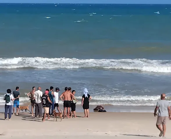 Homem é encontrado morto com corda amarrada ao corpo na praia da Lagoa Azeda