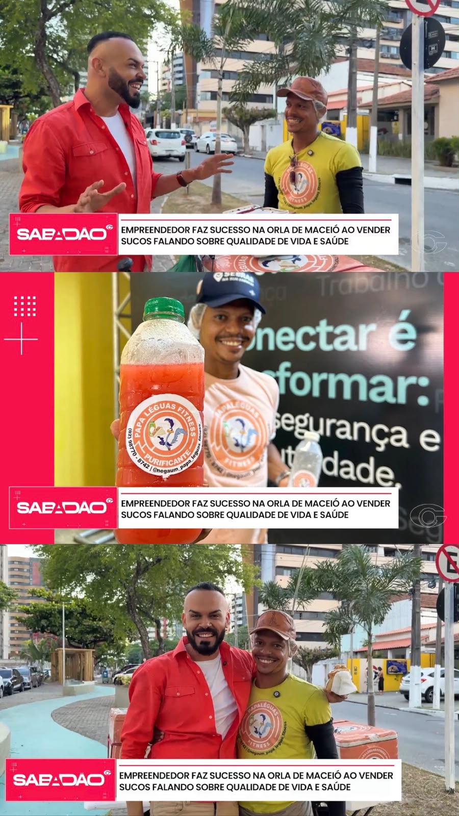 Empreendedor vende sucos naturais em Maceió e transforma história da mãe em missão