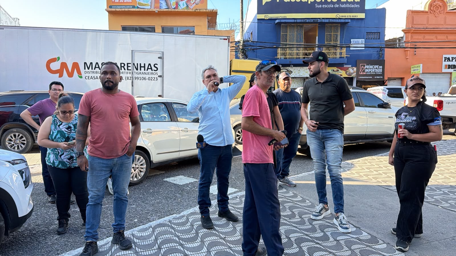 Permissionários da Ceasa protestam em Maceió contra projeto de privatização em Alagoas