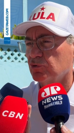 Renan Calheiros espera Lula como o mais votado e fortalecido para o segundo turno