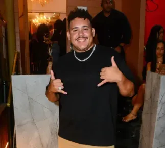 Lucas Buda, em festa após a final do BBB 24