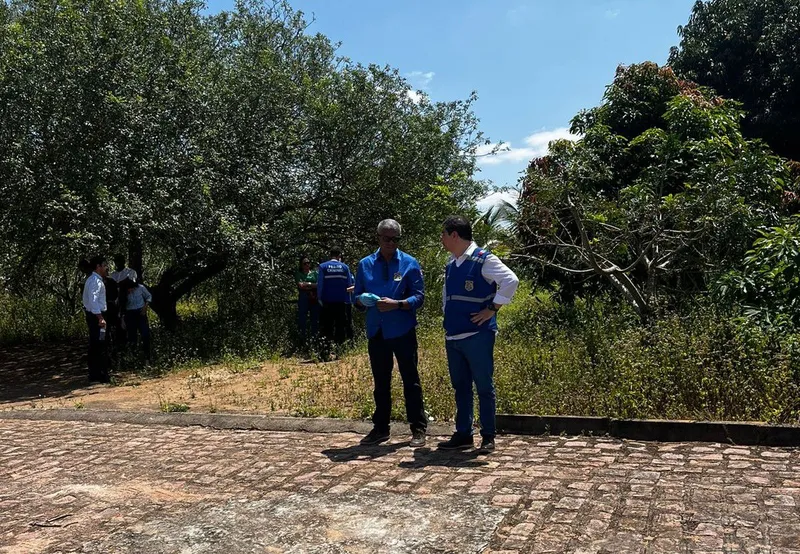 Veja imagens da reprodução simulada da morte da criança encontrada enforcada