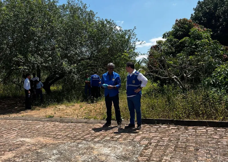 Veja imagens da reprodução simulada da morte da criança encontrada enforcada