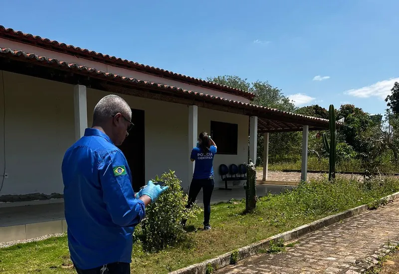 Veja imagens da reprodução simulada da morte da criança encontrada enforcada