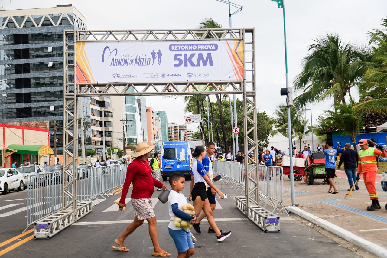 Circuito Arnon de Mello de Corrida de Rua marca domingo na orla de Maceió
