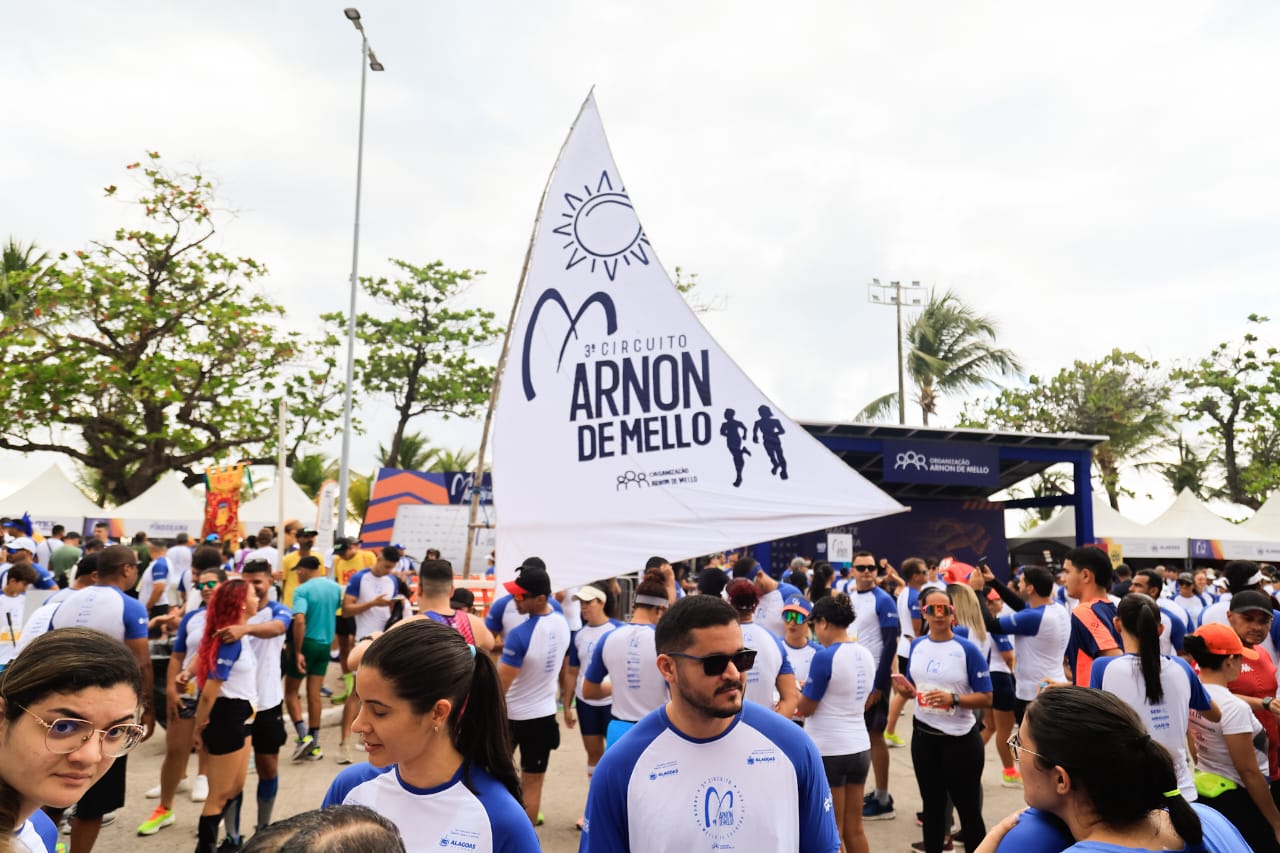 Circuito Arnon de Mello de Corrida de Rua marca domingo na orla de Maceió