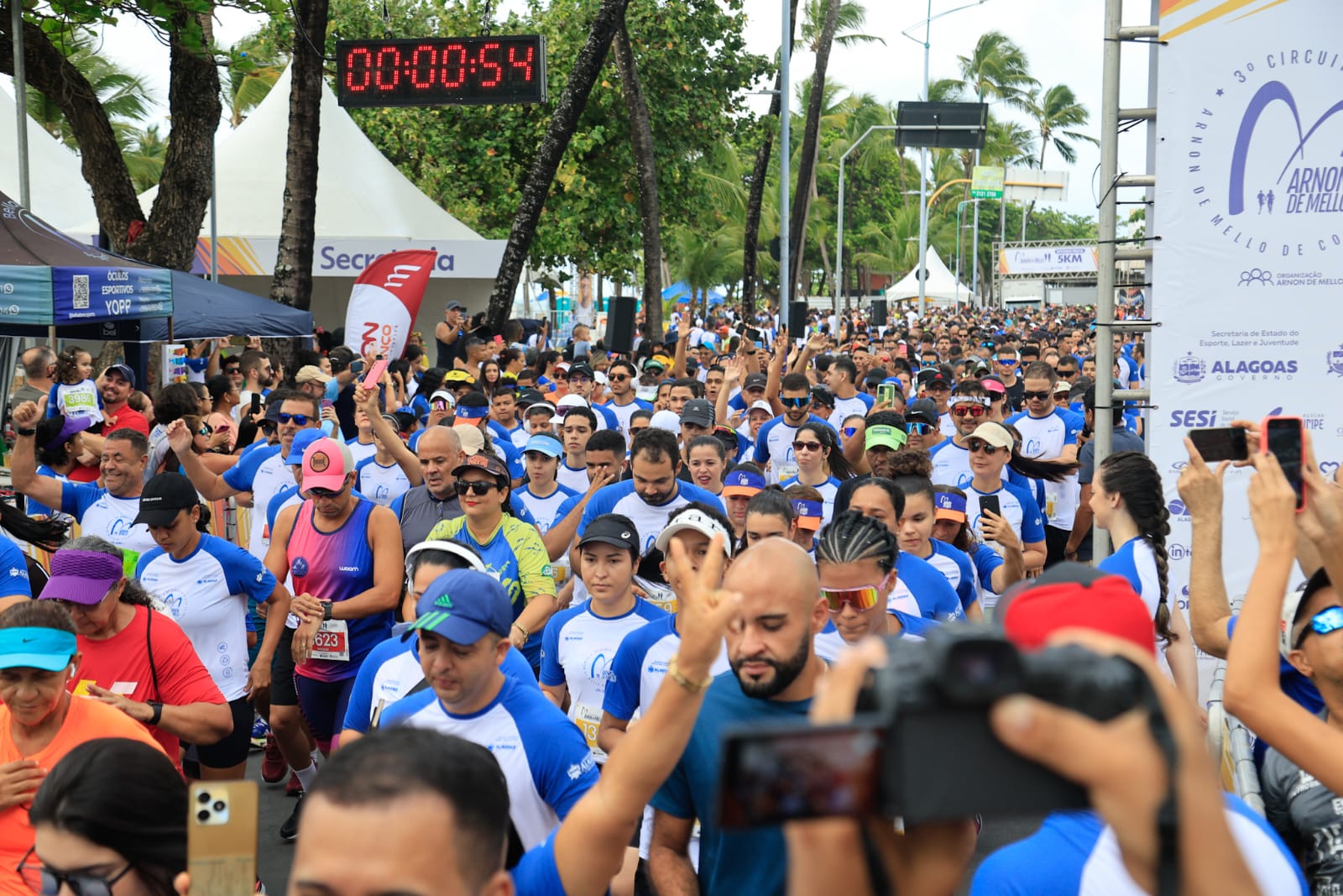 Circuito Arnon de Mello de Corrida de Rua marca domingo na orla de Maceió