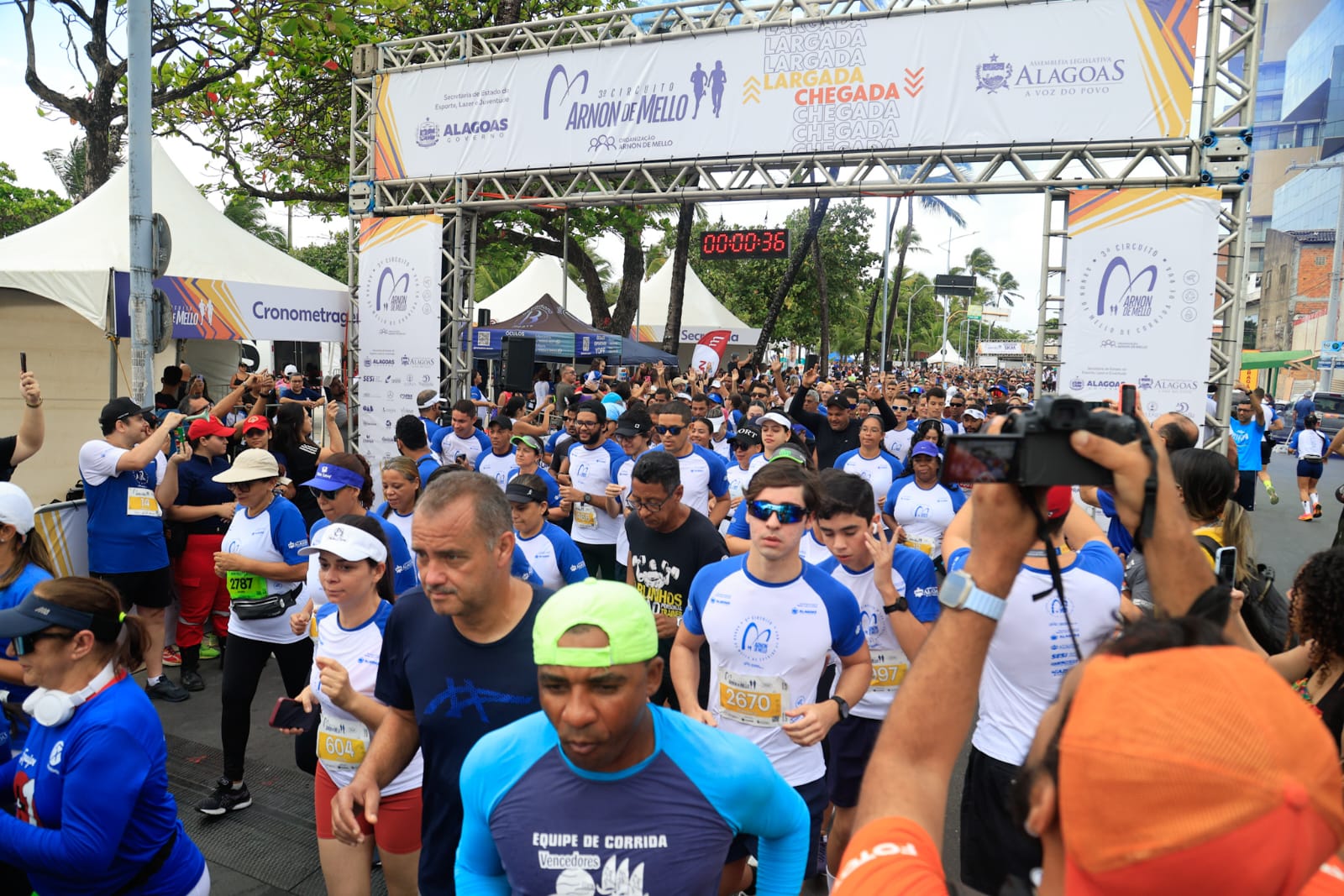Circuito Arnon de Mello de Corrida de Rua marca domingo na orla de Maceió