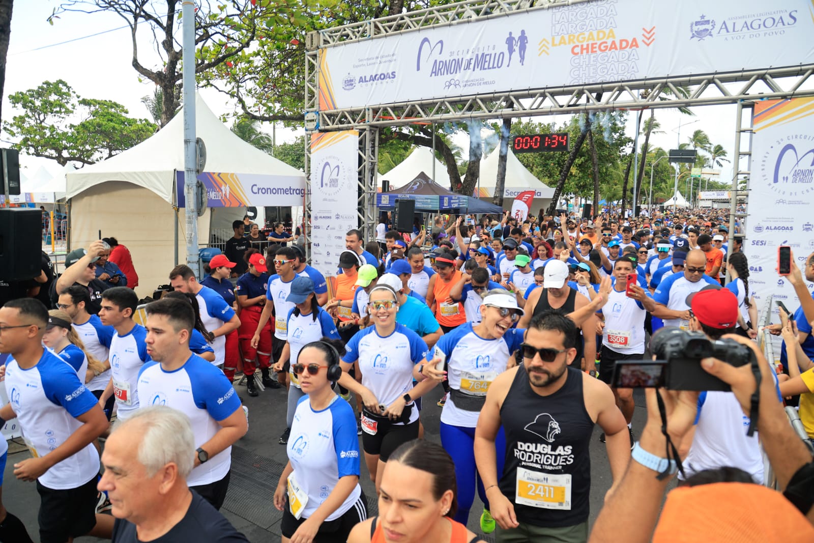 Circuito Arnon de Mello de Corrida de Rua marca domingo na orla de Maceió