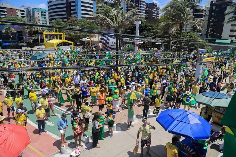 Manifestantes se reúnem em Maceió e pedem anistia para condenados do 8 de janeiro