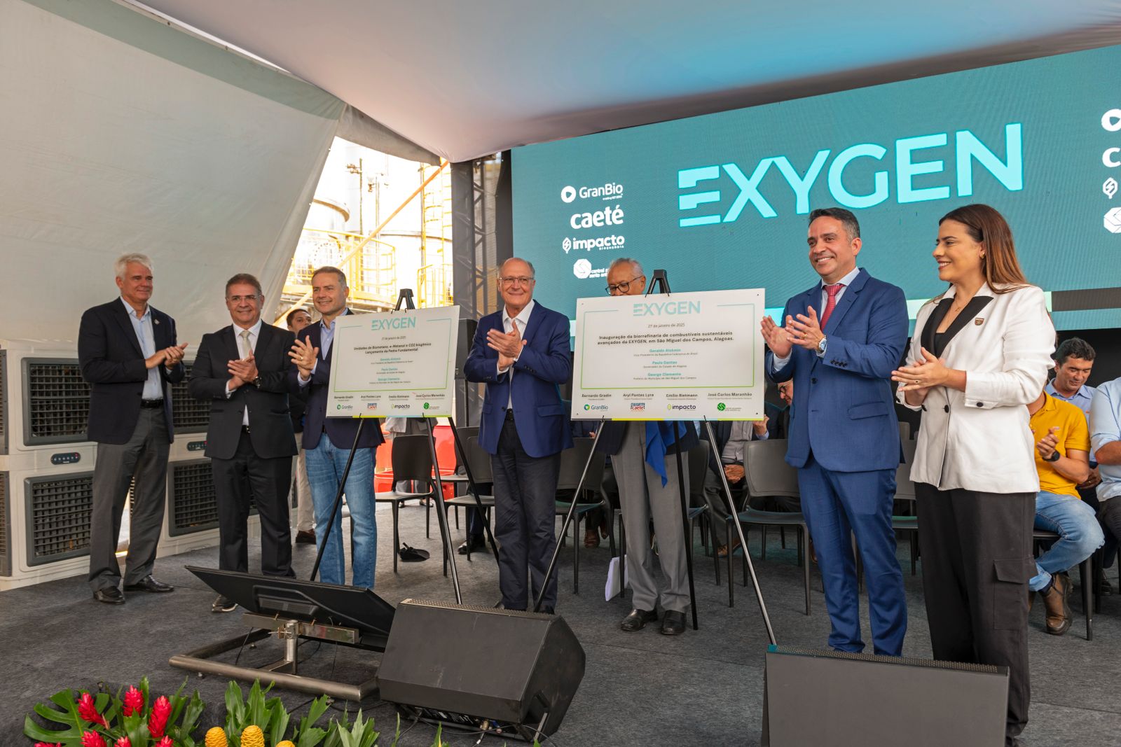 Alckmin celebra alto investimento e geração de renda por complexo de biorrefinarias em AL