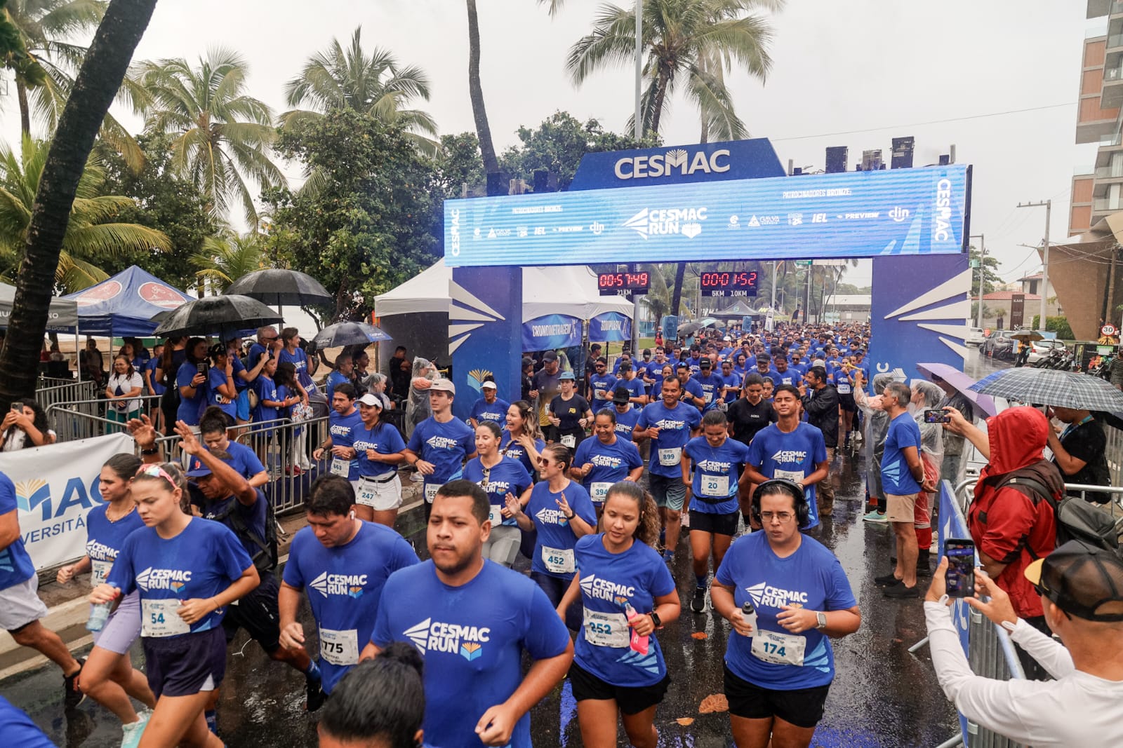 5km, 10km e 21km: veja como foi a corrida de rua CESMAC Run