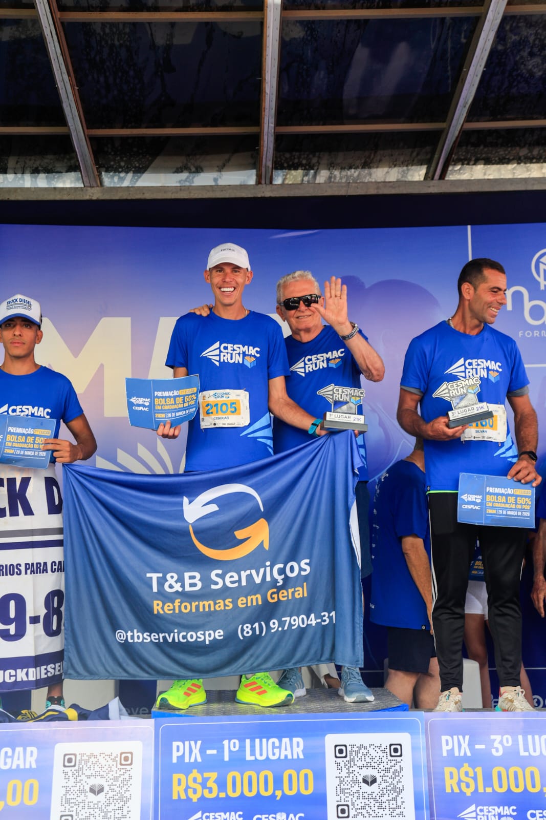 5km, 10km e 21km: veja como foi a corrida de rua CESMAC Run