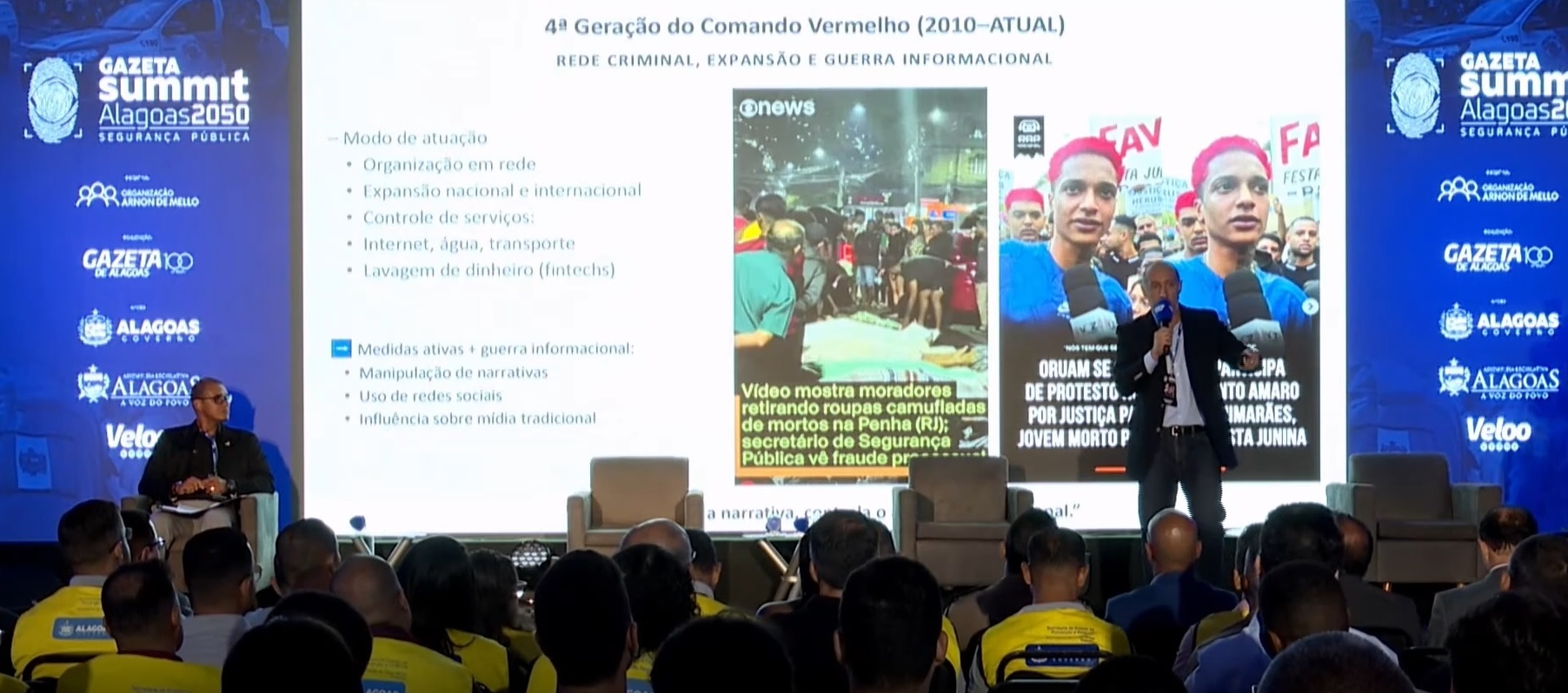 'O crime desafia o Estado e impõe suas regras', alerta coronel em debate sobre facções