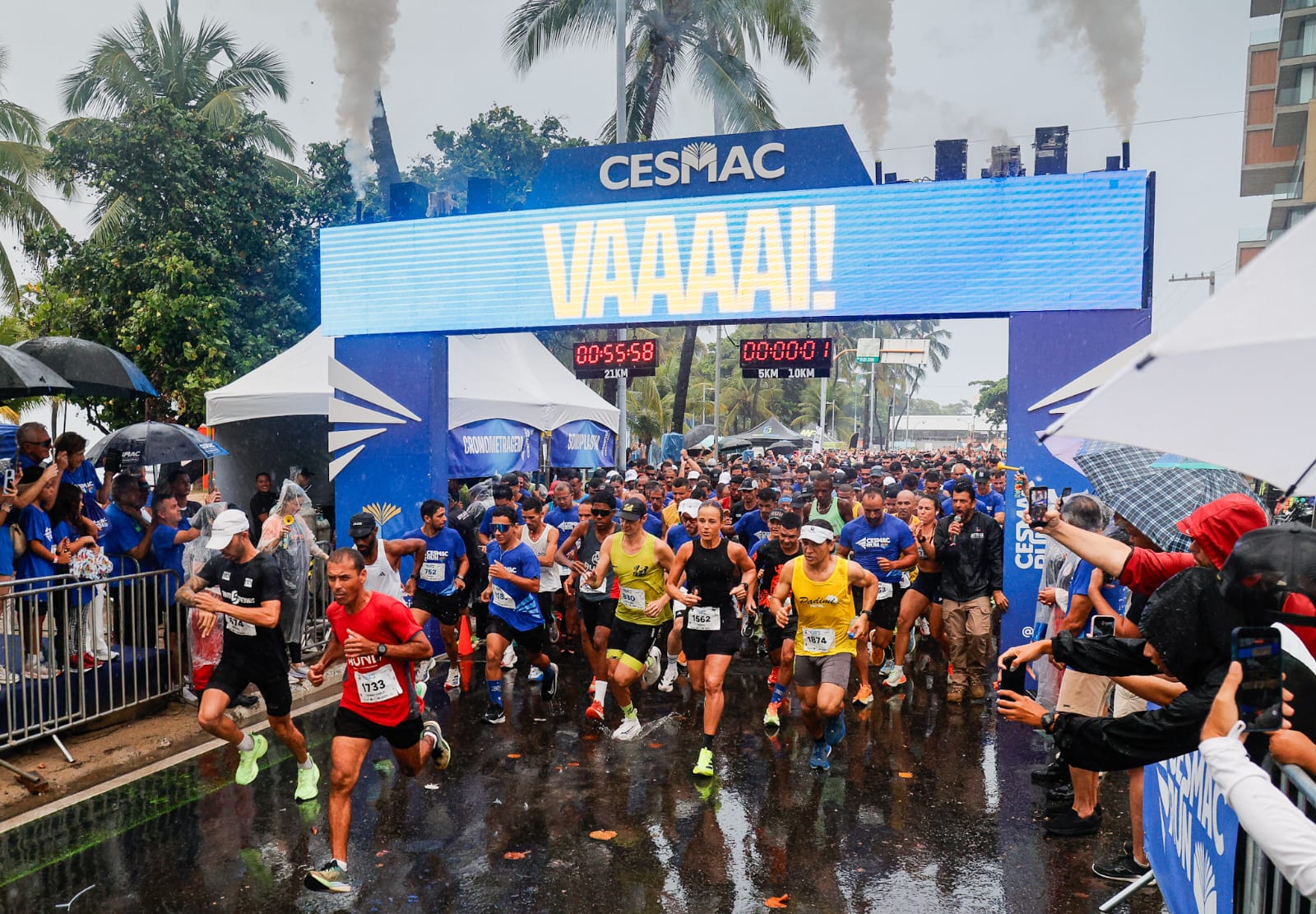 5km, 10km e 21km: veja como foi a corrida de rua CESMAC Run