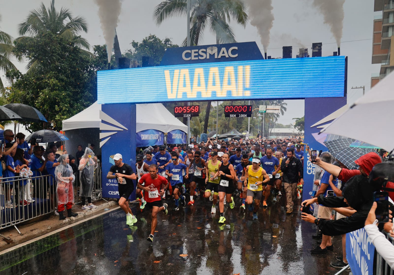 5km, 10km e 21km: veja como foi a corrida de rua CESMAC Run