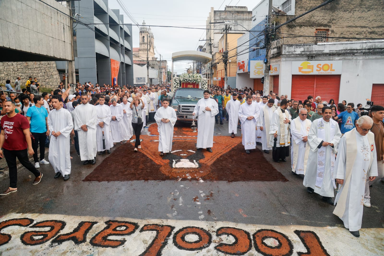 Veja como foi a procissão de Corpus Christi no Centro de Maceió