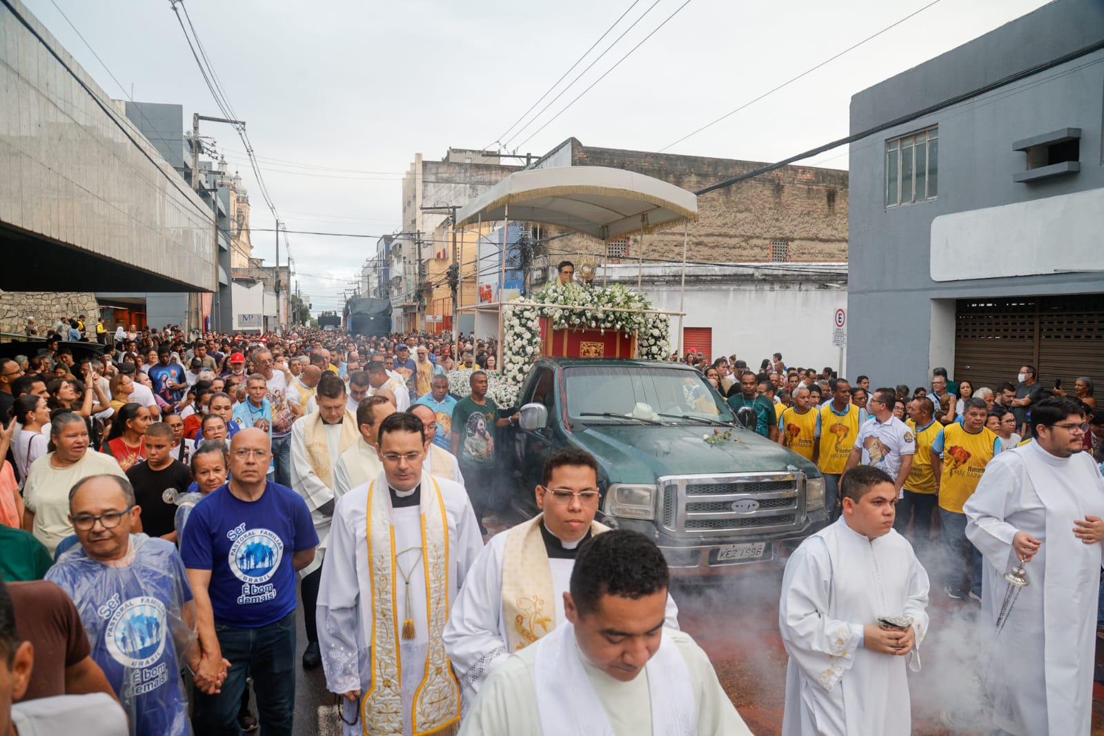 Veja como foi a procissão de Corpus Christi no Centro de Maceió