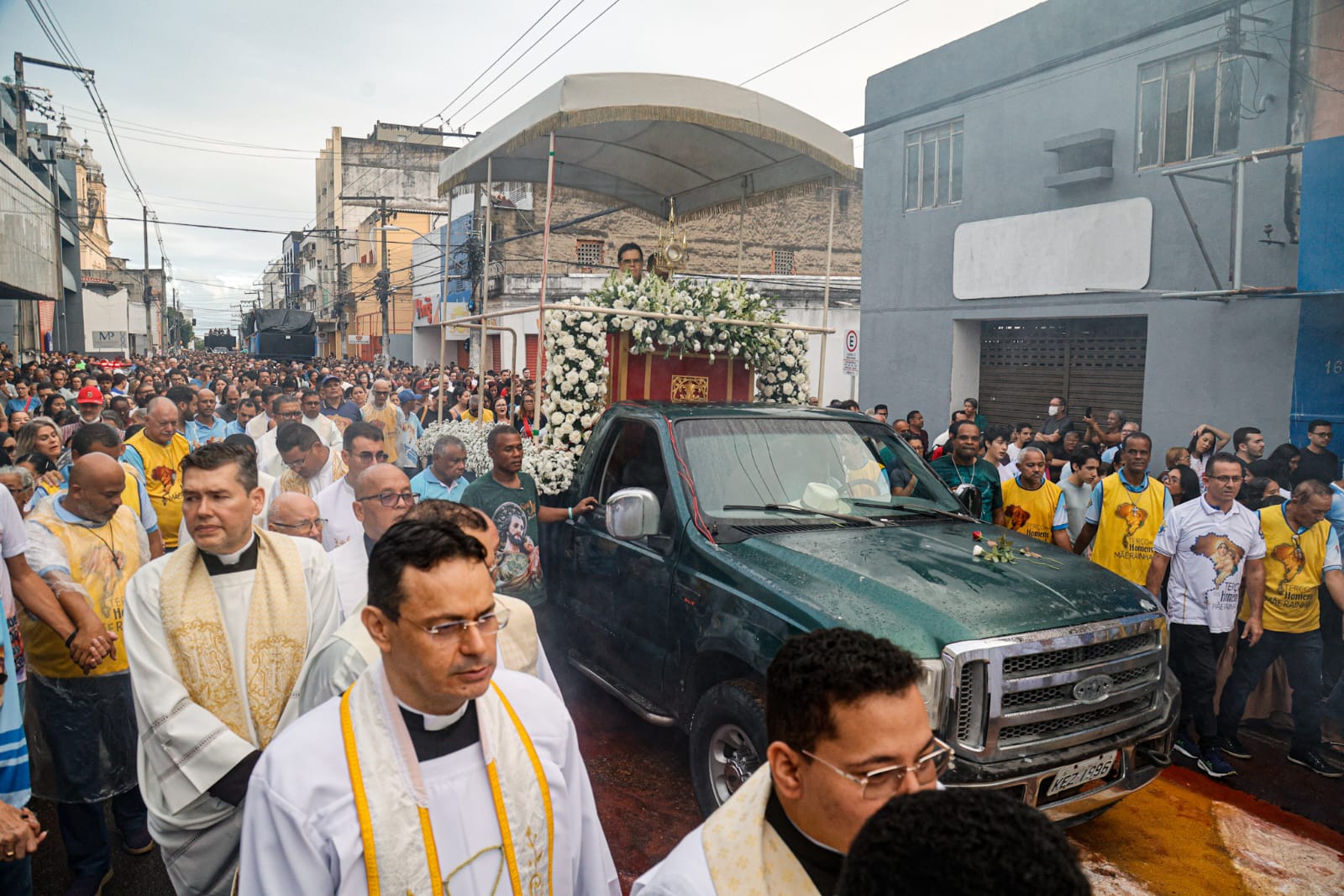 Veja como foi a procissão de Corpus Christi no Centro de Maceió