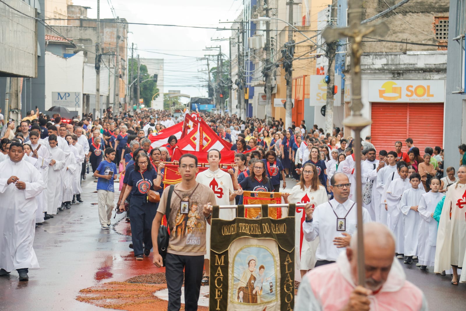 Veja como foi a procissão de Corpus Christi no Centro de Maceió