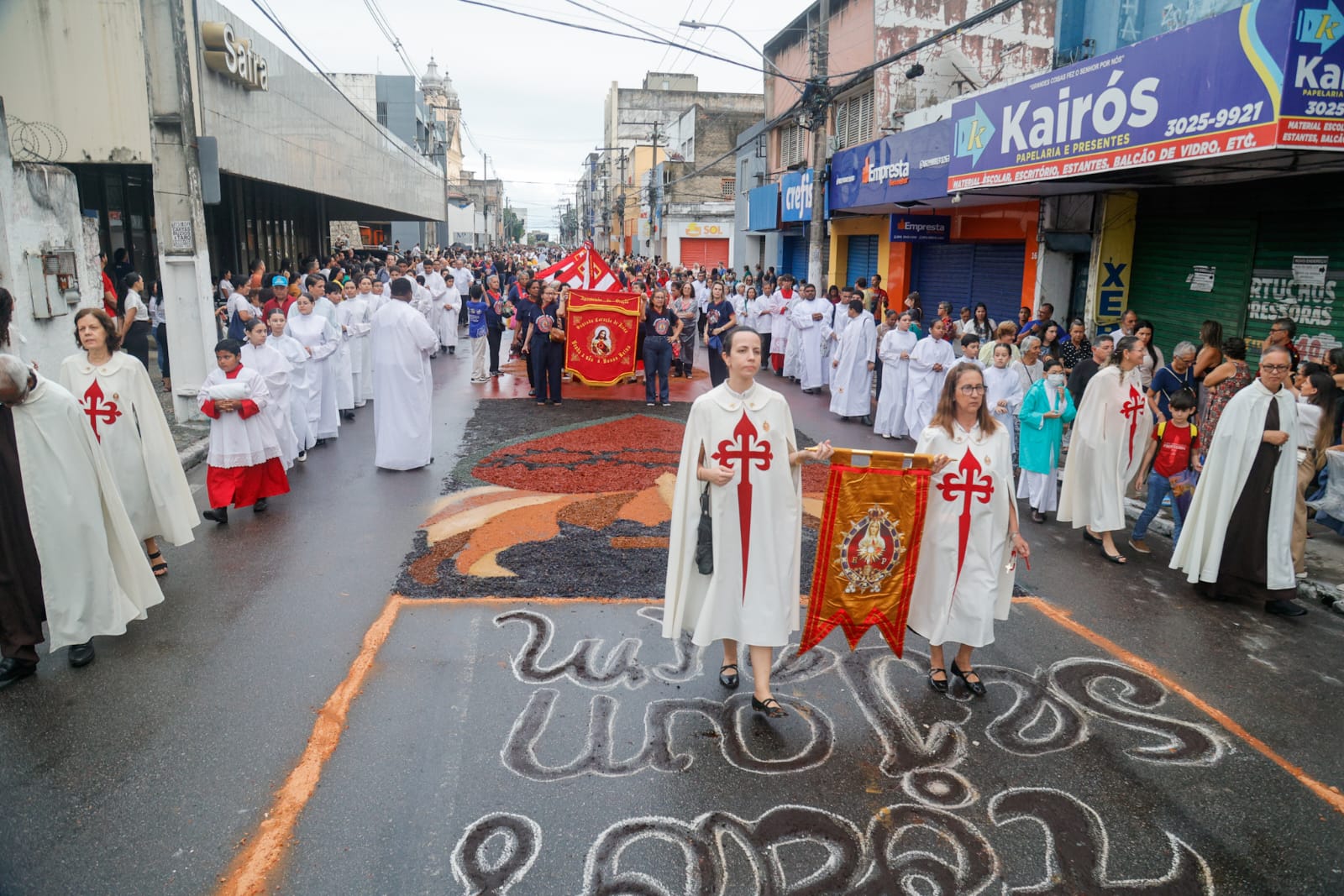 Veja como foi a procissão de Corpus Christi no Centro de Maceió