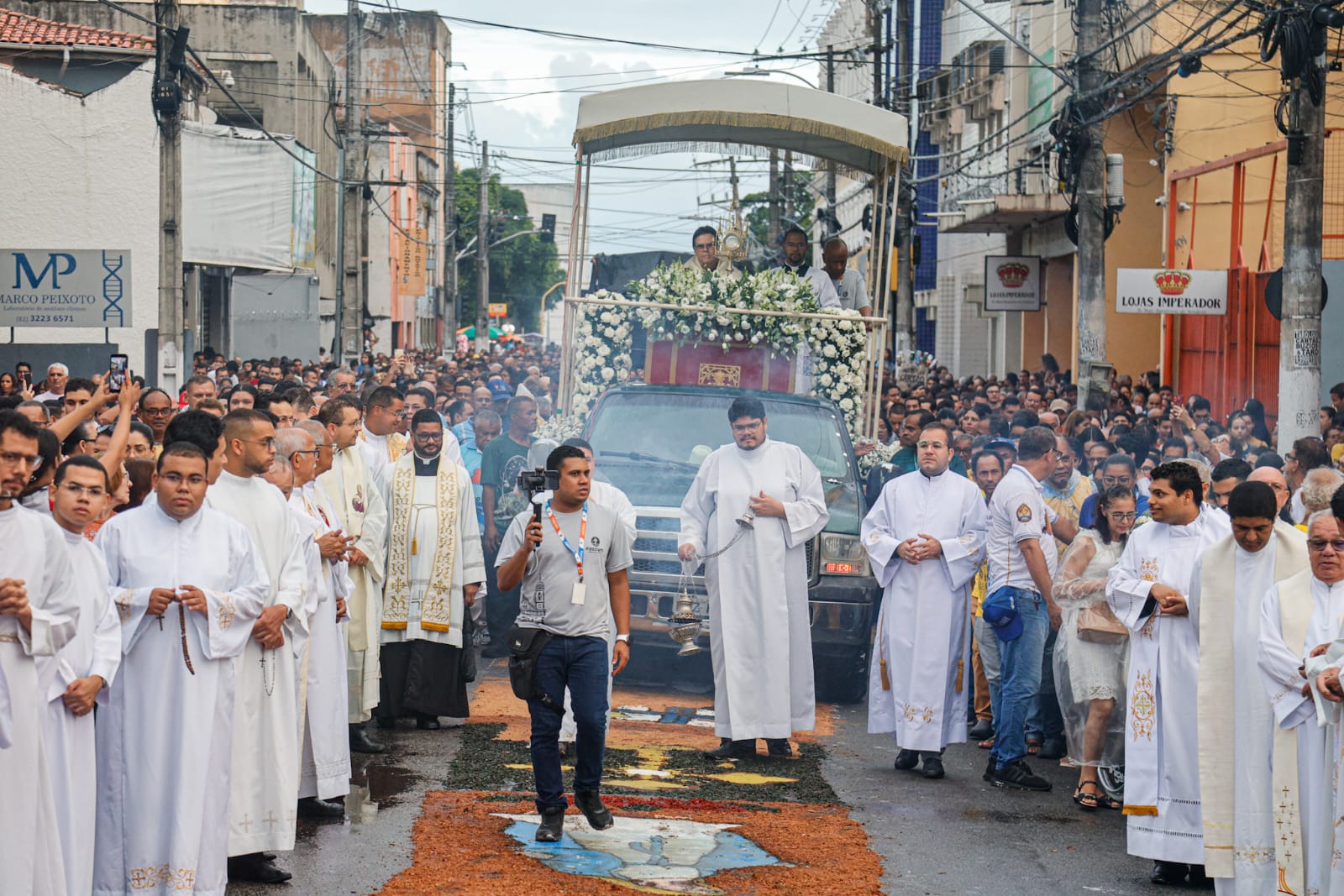 Veja como foi a procissão de Corpus Christi no Centro de Maceió