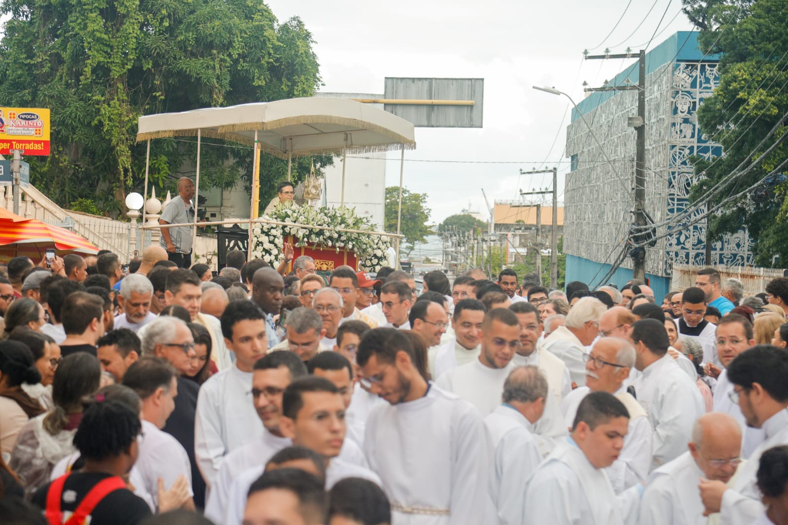 Veja como foi a procissão de Corpus Christi no Centro de Maceió