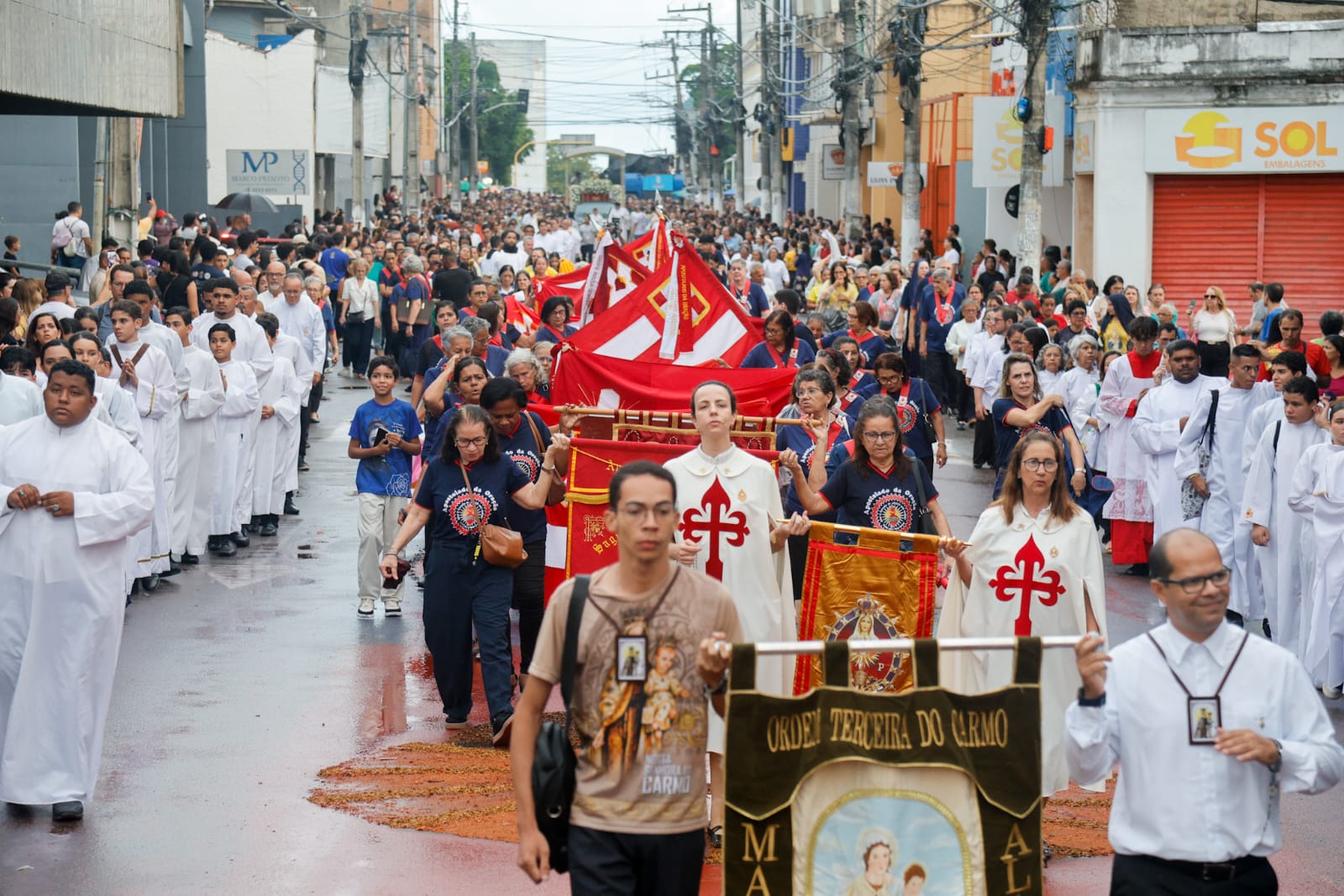 Veja como foi a procissão de Corpus Christi no Centro de Maceió