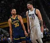 Doncic e Curry fazem duelo de arremessos antes de Warriors x Mavs imagem