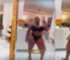 Jojo Todynho posa de lingerie e comemora chegada aos 99 quilos imagem