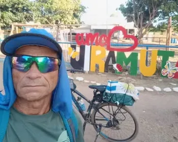 Ciclista que cruzou o país some próximo à fronteira com Essequibo