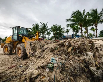 Prefeitura tirou mais de 420 toneladas de lixo da foz do Salgadinho