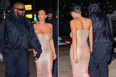 
			
				Bianca Censori deixa seios e bumbum à mostra em noitada com Kanye West
			
			