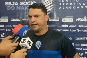 
			
				Interino do CSA passa mensagem para atletas após vitória contra o CRB
			
			