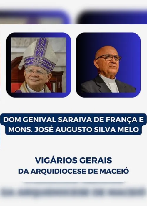 
				Dom Beto nomeia dois vigários gerais para Arquidiocese de Maceió
			
			