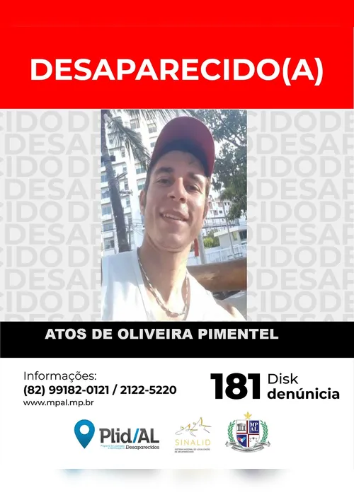 
				Família busca por cantor sertanejo que desapareceu no Jacintinho
			
			