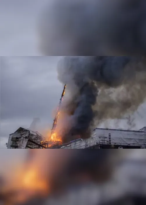
			
				Incêndio atinge Bolsa de Valores de Copenhague, na Dinamarca
			
			