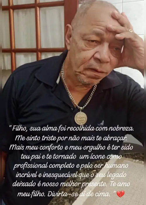 
			
				Pai faz homenagem a Anderson Leonardo, do Molejo
			
			