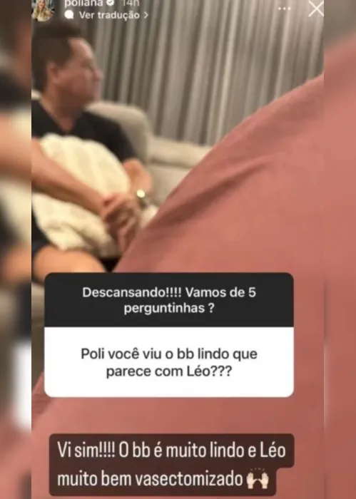 
				Poliana Rocha fala sobre bebê parecido com Leonardo e faz revelação
			
			
