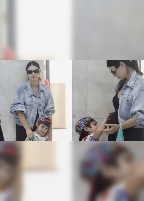 
				Sthefany Brito recebe carinho de primogênito em barriguinha
			
			