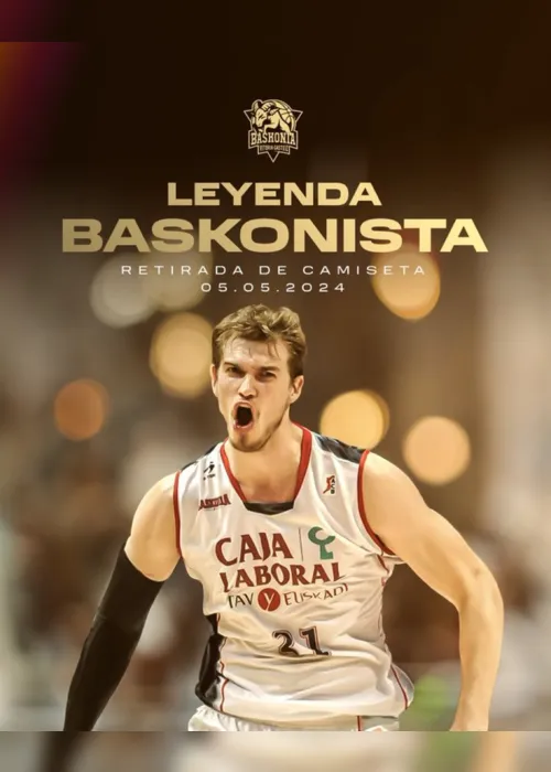 
			
				Tiago Splitter terá camisa aposentada em clube espanhol onde é ídolo
			
			